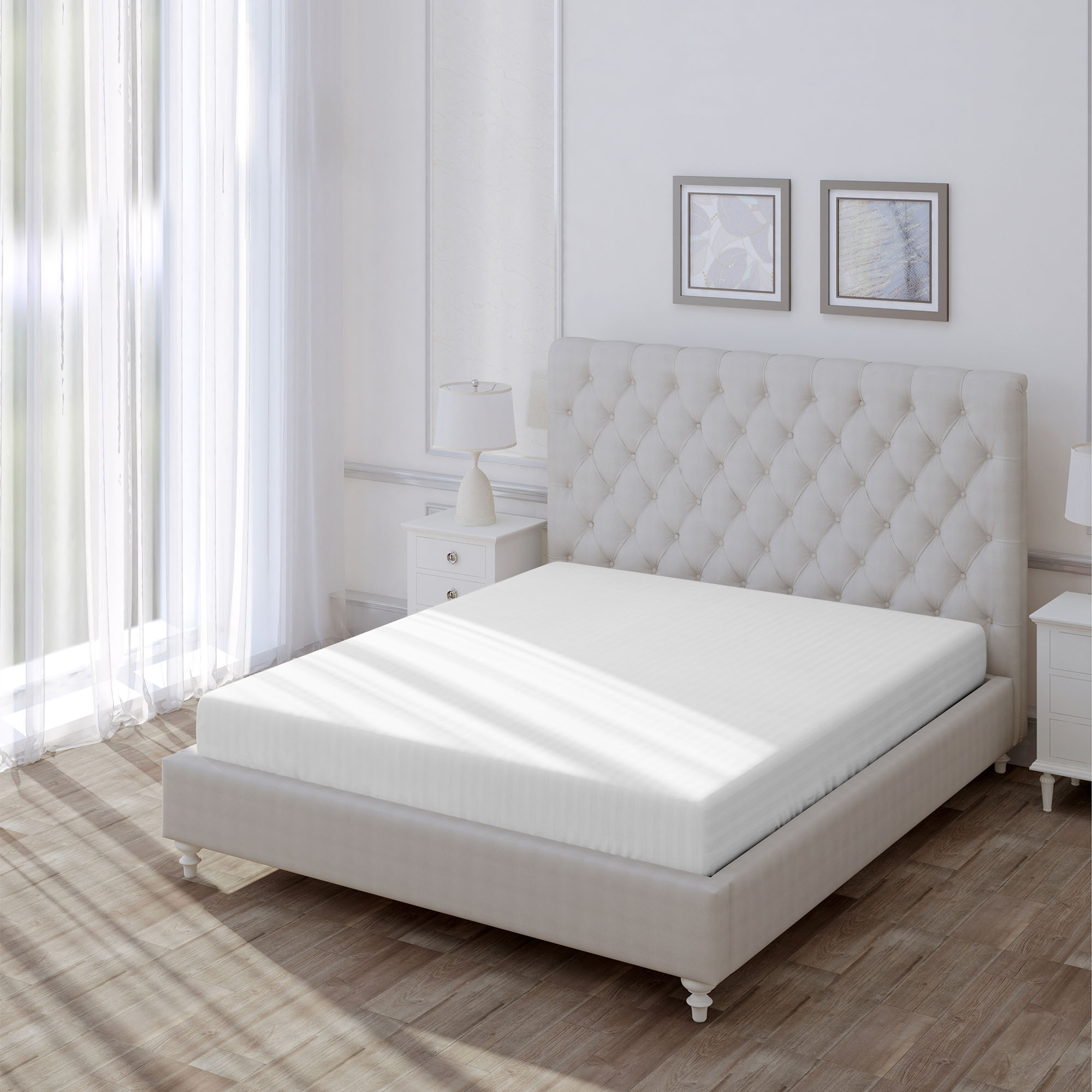 Простыня Волшебная Ночь На Резинке Warm white