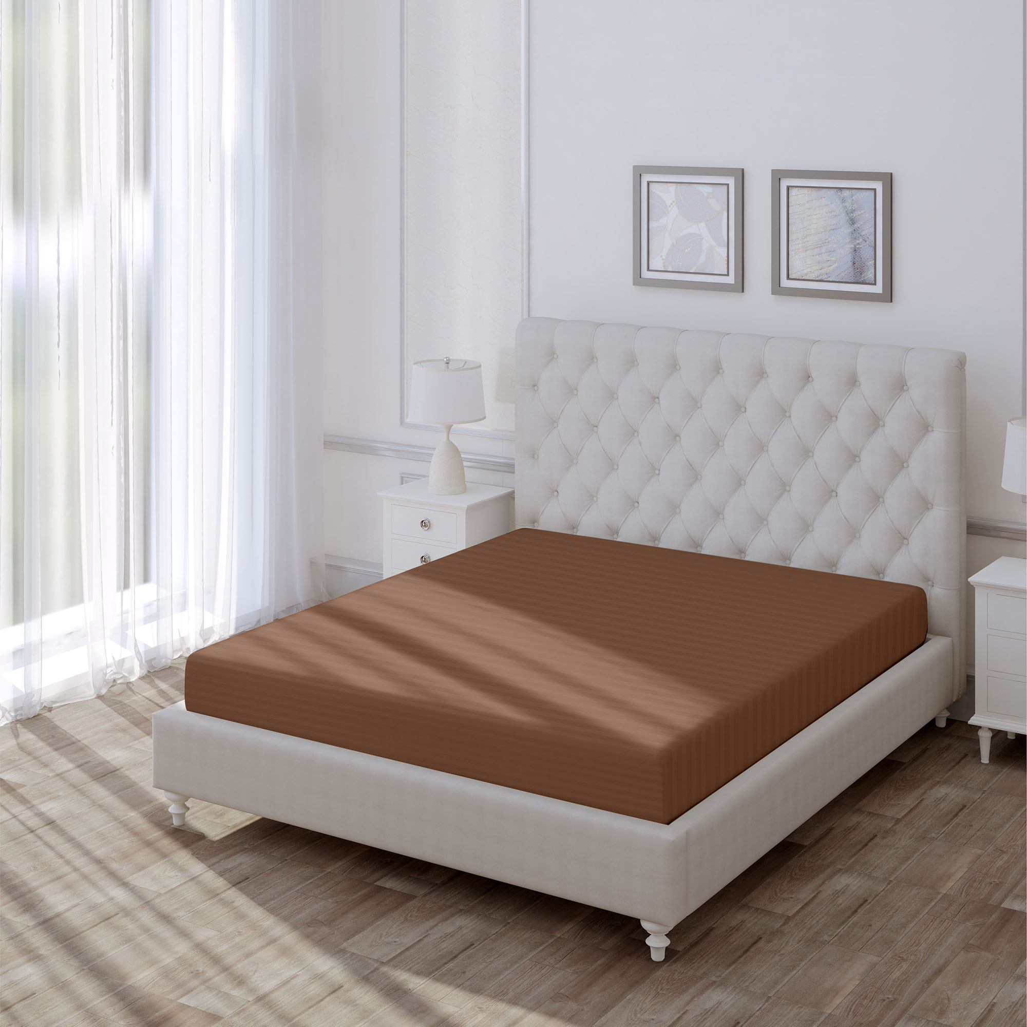 Простыня Волшебная Ночь На Резинке NEW BEIGE