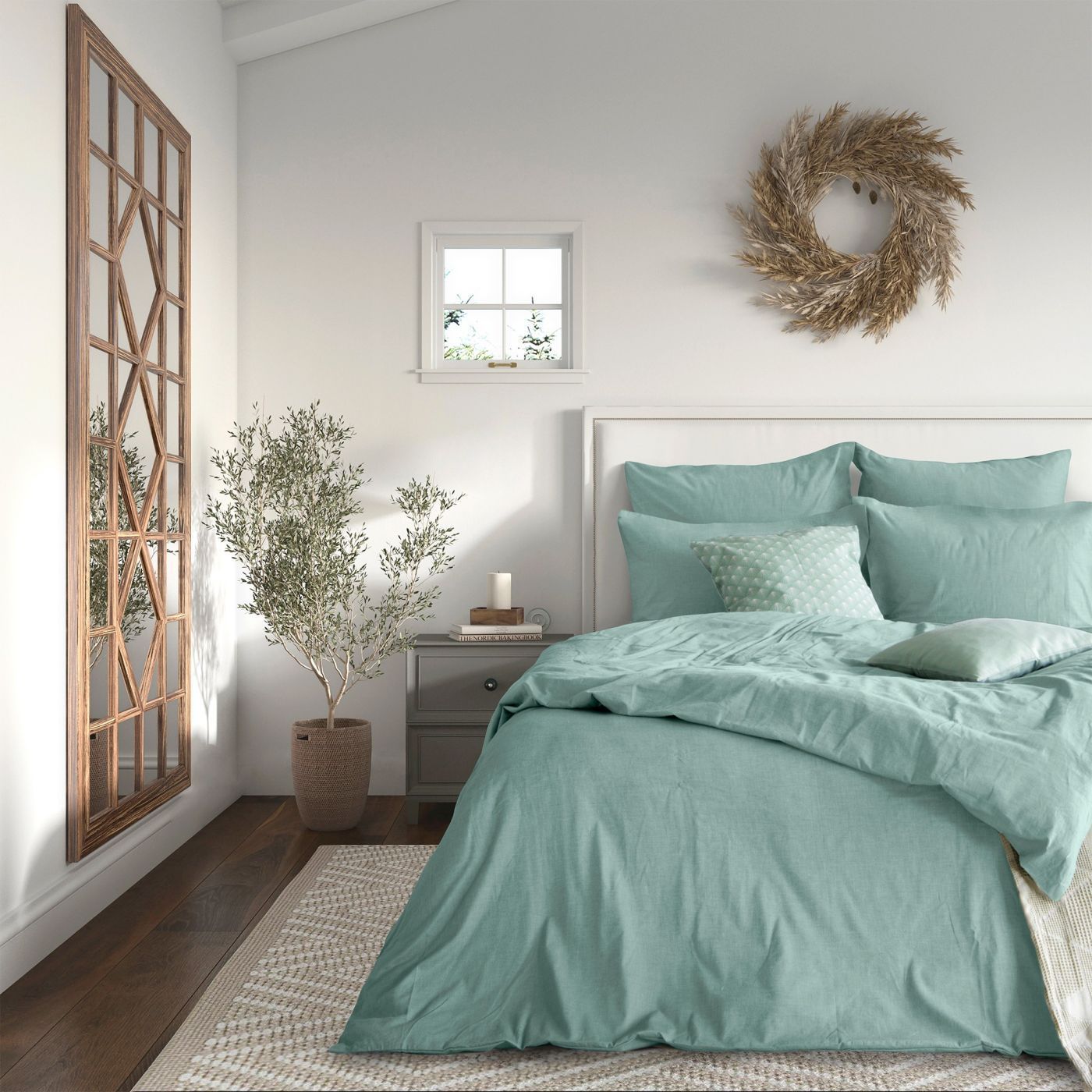 Комплект постельного белья Verossa Melange Emerald