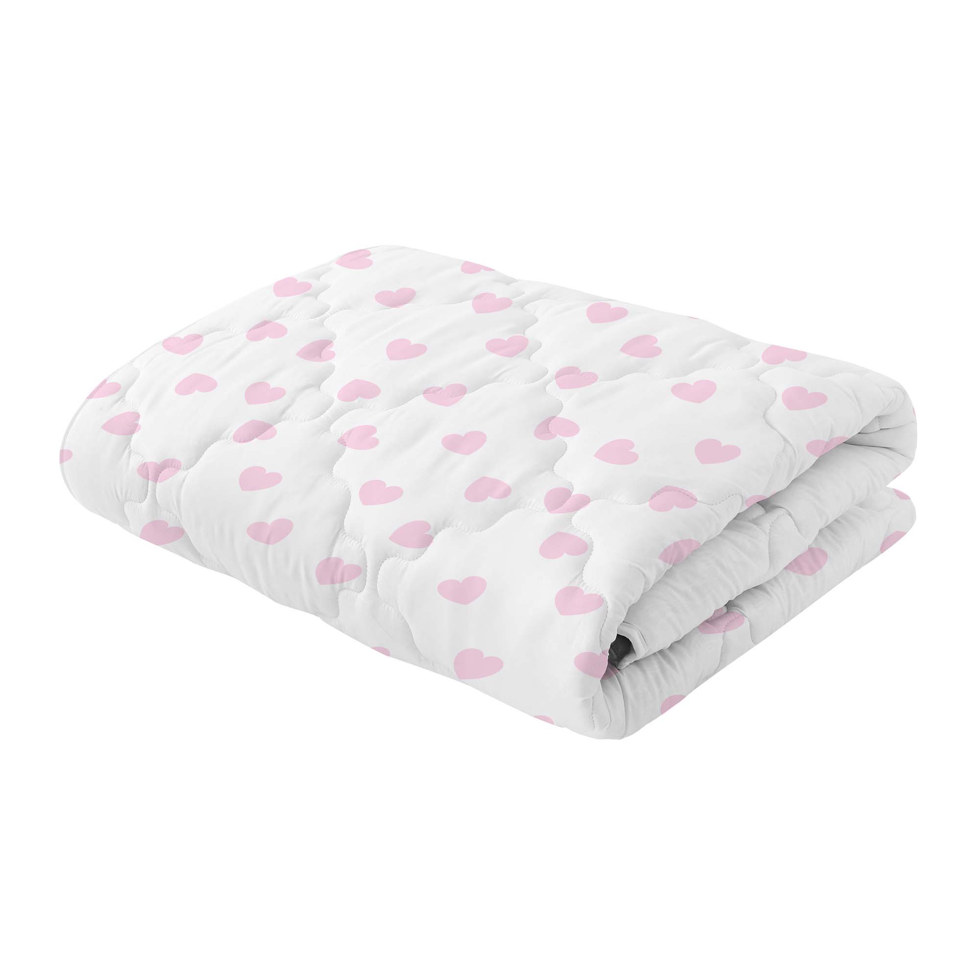Одеяло Стеганое Волшебная Ночь Sweet heart light pink Классическое