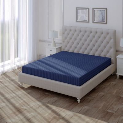 Простыня Verossa Stripe На Резинке Indigo