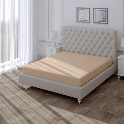 Простыня Verossa Stripe На Резинке Bronze
