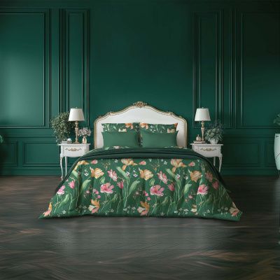 Комплект постельного белья Verossa Сатин Wild tulip